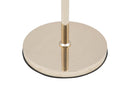 Lampada da Terra Round Glam Ø40x180 cm in Ferro Plastica e Poliestere Nero e Oro