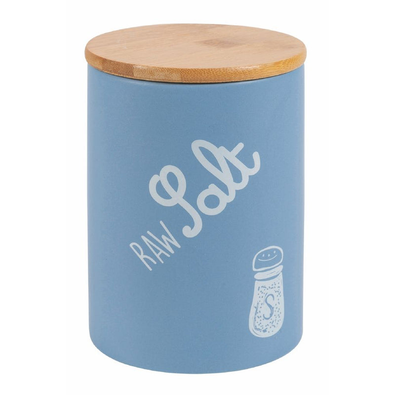 Barattolo Sale Ø10x14,5 cm 700 ml in Dolomite VdE Tivoli 1996 Natural