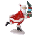 Pupazzo Babbo Natale in Resina rosso cm 26x13,8xh30,8