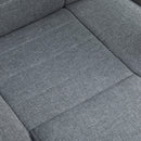 Sedia da Ufficio Presidenziale in Similpelle  Grigia