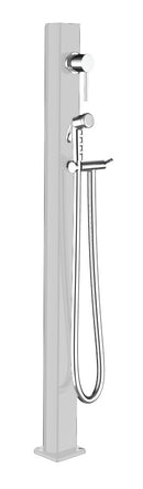 Fontana da Esterno con Miscelatore e Doccetta Quick Bianco Lucido