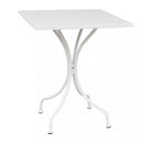 Tavolo Bristol 60x60x72 h cm in Acciaio Bianco