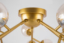 Plafoniera Modern in Metallo Dallas Oro