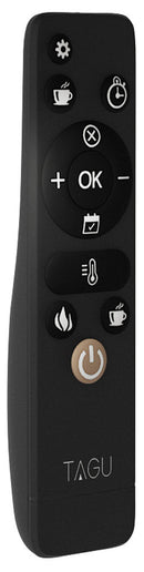 Camino Elettrico da Pavimento Effetto Fiamma 1500W Tagu Hagen Avorio