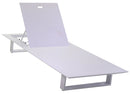 Lettino da Giardino in Alluminio Charlotte Bianco