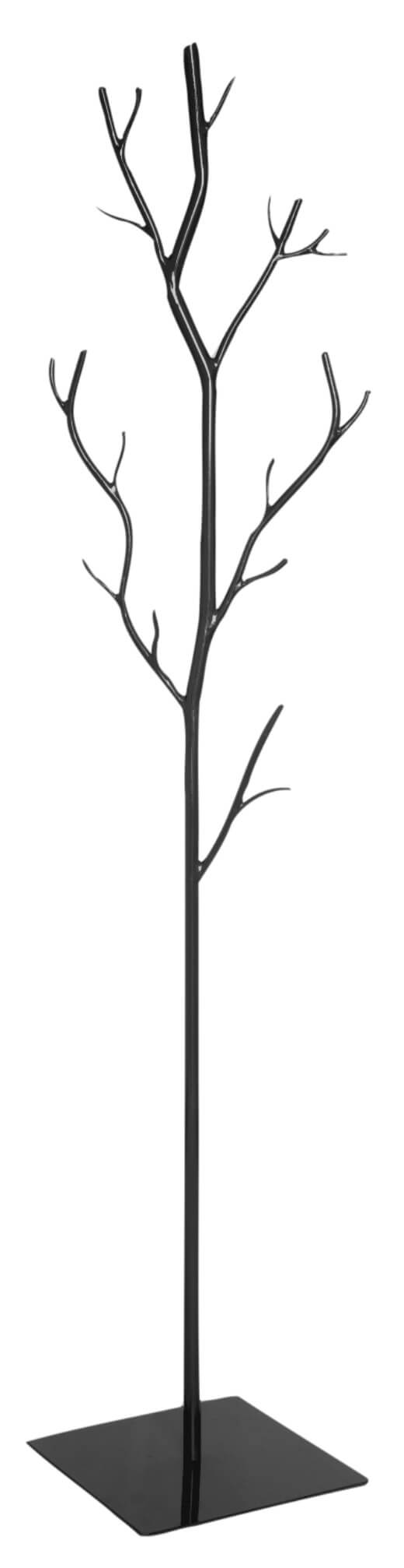 sconto Vasconi Black Willow Kleiderständer aus Schmiedeeisen 33x33x178 cm