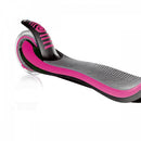 Monopattino 2 ruote Doppia Iniezione 3 Altezze Max 100Kg Globber Flow 125 Grigio/Rosa