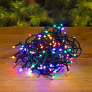 Mini Luci di Natale con 8 Giochi 300 Luci 14,9 Metri Uso Esterno Multicolor