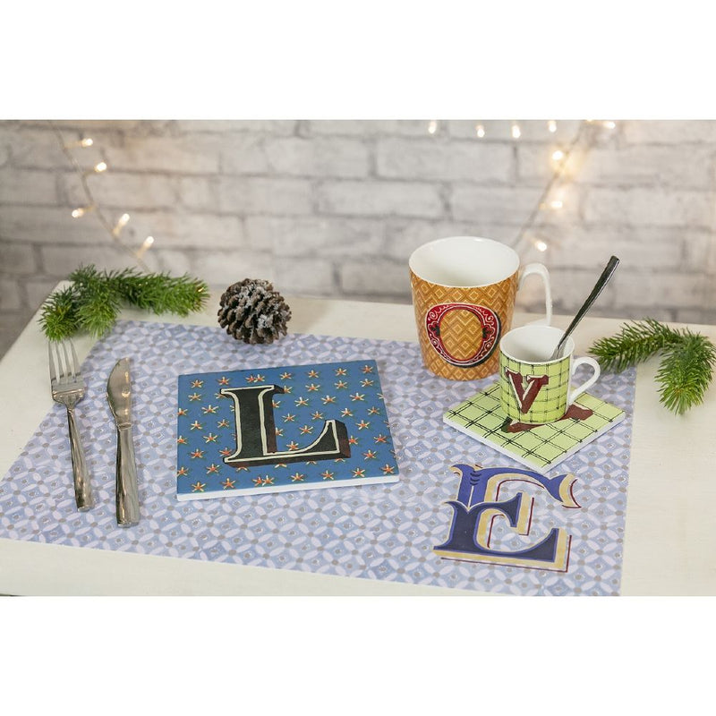 Tazzina da Caffè con Lettera “M” Ø5,3x5,5 cm in New Bone China VdE Tivoli 1996 Monogram