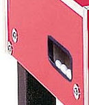 Calciobalilla in Mdf Rosso con Aste Uscenti Garlando G-500 Weatherproof