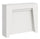 Consolle Allungabile 90x25/211 cm Pannelli in Nobilitato Anea Bianco Frassino