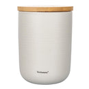 Barattolo Sale Grosso 750 ml in New Bone China VdE Tivoli 1996 Grigio Chiaro