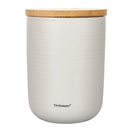 Barattolo Sale Grosso 750 ml in New Bone China VdE Tivoli 1996 Grigio Chiaro