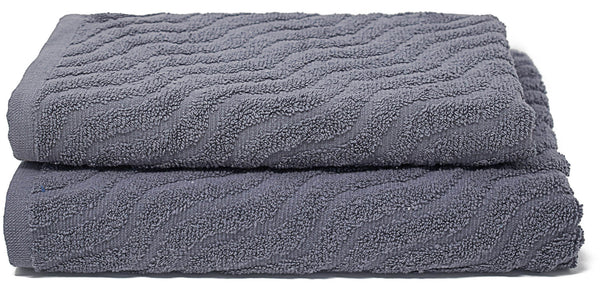 prezzo Set Schwamm-Gästetücher + Sally Onda Dunkelgraues Tuch