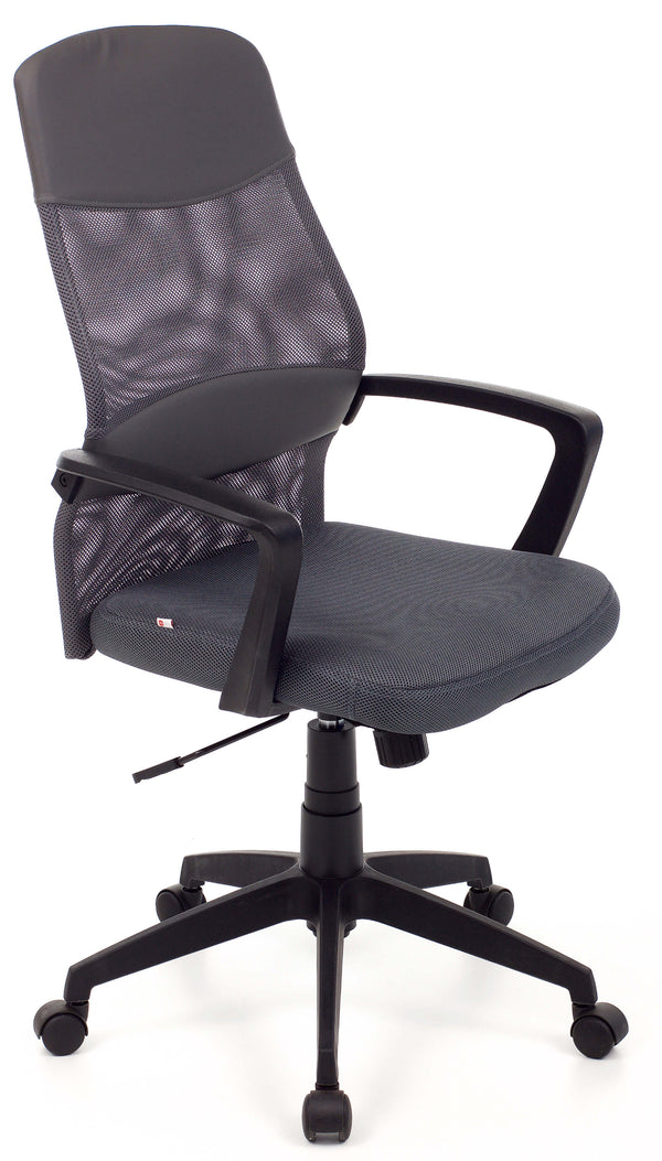 sconto Chefbürosessel aus grauem Netzstoff