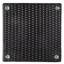 Set Salotto da Giardino 2 Poltroncine e Tavolino con Cuscini in Rattan Nero