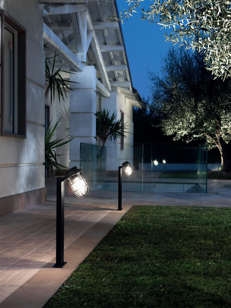 Lampada Palo da Giardino E27 40W in Alluminio Sovil Bianco