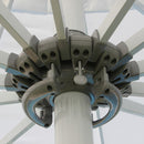 Ombrellone da Giardino Giove 5x5 m in Alluminio Bianco