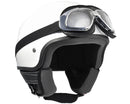 Occhiali per Moto in Similpelle Lenti Trasparenti CGM Confort 702V