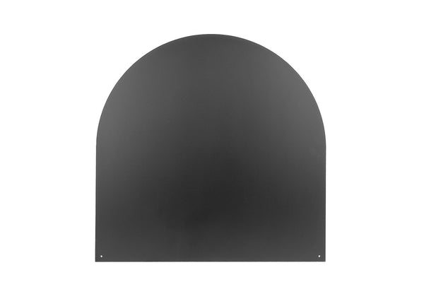 Piastra Salvapavimento Semitonda Protezione per Stufe e Camini in Ferro 74x74 cm prezzo