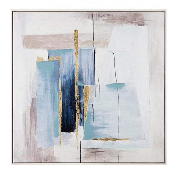 sconto Ölgemälde mit Rahmenkrone P2379-1 82,5 x 82,5 cm Druck auf Leinwand