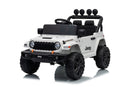 Macchina Elettrica per Bambini 101x59x65 cm Licenza Jeep Rubicon Small Bianco