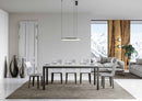 Tavolo Allungabile 160-264x90x80 cm Everyday Evolution Bianco Frassino