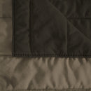 Trapuntino Estivo Double Face Effetto Water Washed in Poliestere Nocciola e Marrone Varie Misure