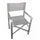 Siena Gartendirektor Stuhl 55x46x45/88 h cm in grauem Textilene