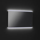 Mobile Bagno Sospeso 90 cm Lavabo Specchio e Lampada a LED TFT Belsk Bianco e Cemento