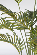 Set 2 Piante Artificiali di Kenzia Ø90x120 cm in Plastica con Vasi Verde