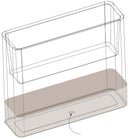 Vaso 90x27x77 cm in Polietilene Divio 80 Cappuccino Indoor