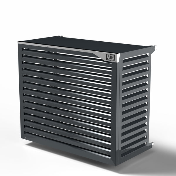acquista Copri Condizionatore 135x112x74 cm in Alluminio a Parete Big Blade XXL Antracite
