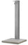 Gartenbrunnen mit Wasserhahn und Belfer 42/QBM Aluminium-Betonsockel