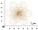 Pannello Flowery Stick 60x8x54 cm in Ferro Oro