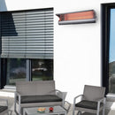 Stufa da Esterno Riscaldatore ad Infrarossi 59,6x13,5x32 cm 2000W Sined  Grigio
