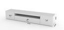 Mobile TV 3 Ante 200x40x36,5 cm Daiquiri Bianco Lucido
