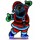 Babbo Natale Infinity 60 cm Addobbo Luminoso Decorazione LED Natalizia