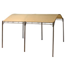 Box Auto da Esterno Struttura Ombreggiante in Acciaio 3X4xH2/2,6m New York Onda