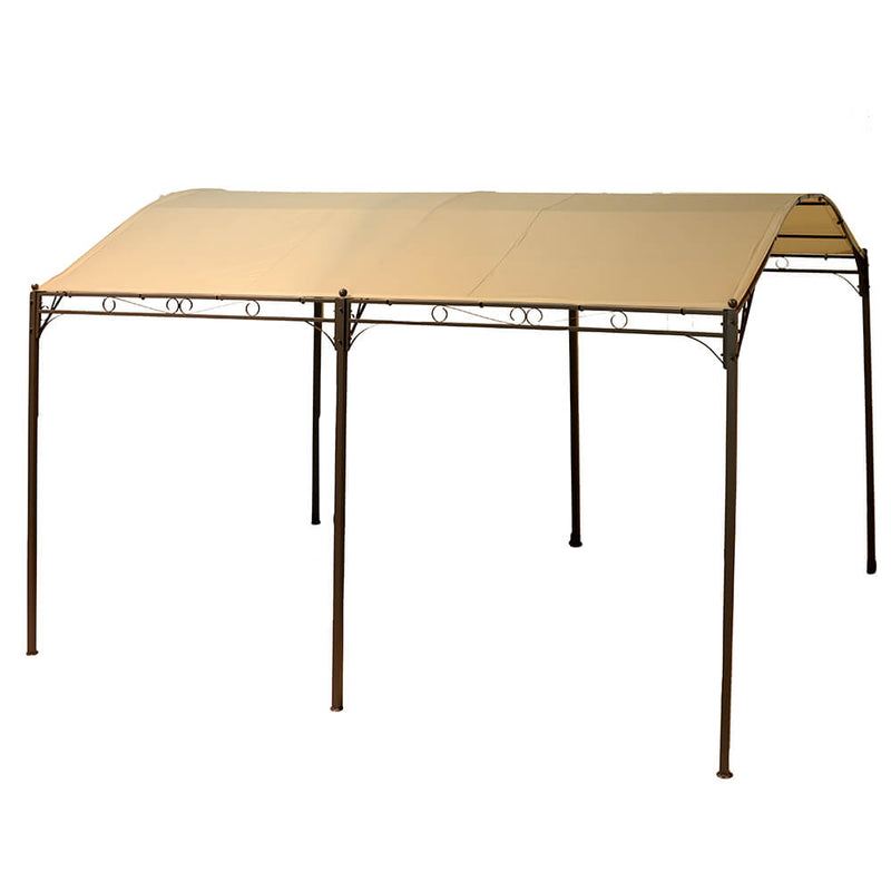 Box Auto da Esterno Struttura Ombreggiante in Acciaio 3X4xH2/2,6m New York Onda