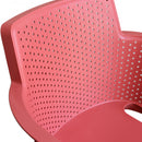 Poltrona Cathy 60x58x76,5 cm  in Polipropilene Rosso corallo