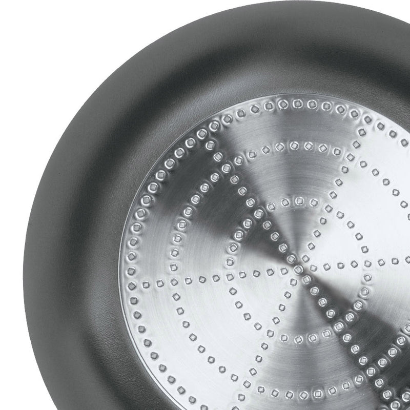 Padella Alta Ø24 cm Antiaderente Rivestimento in Ecotitan Induzione Silex Grigio