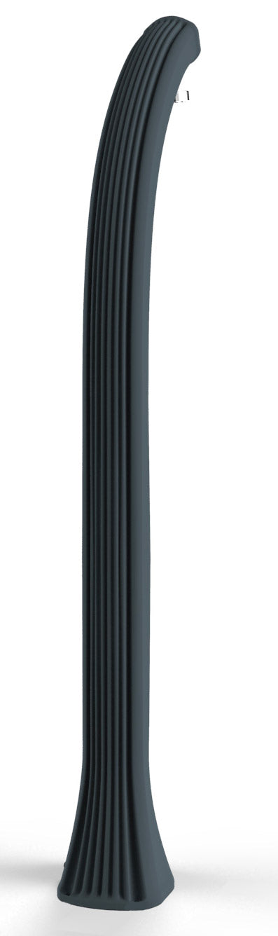 Doccia Solare da Giardino 35L Miscelatore e Lavapiedi e Temporizzatore Arkema Happy XL Antracite