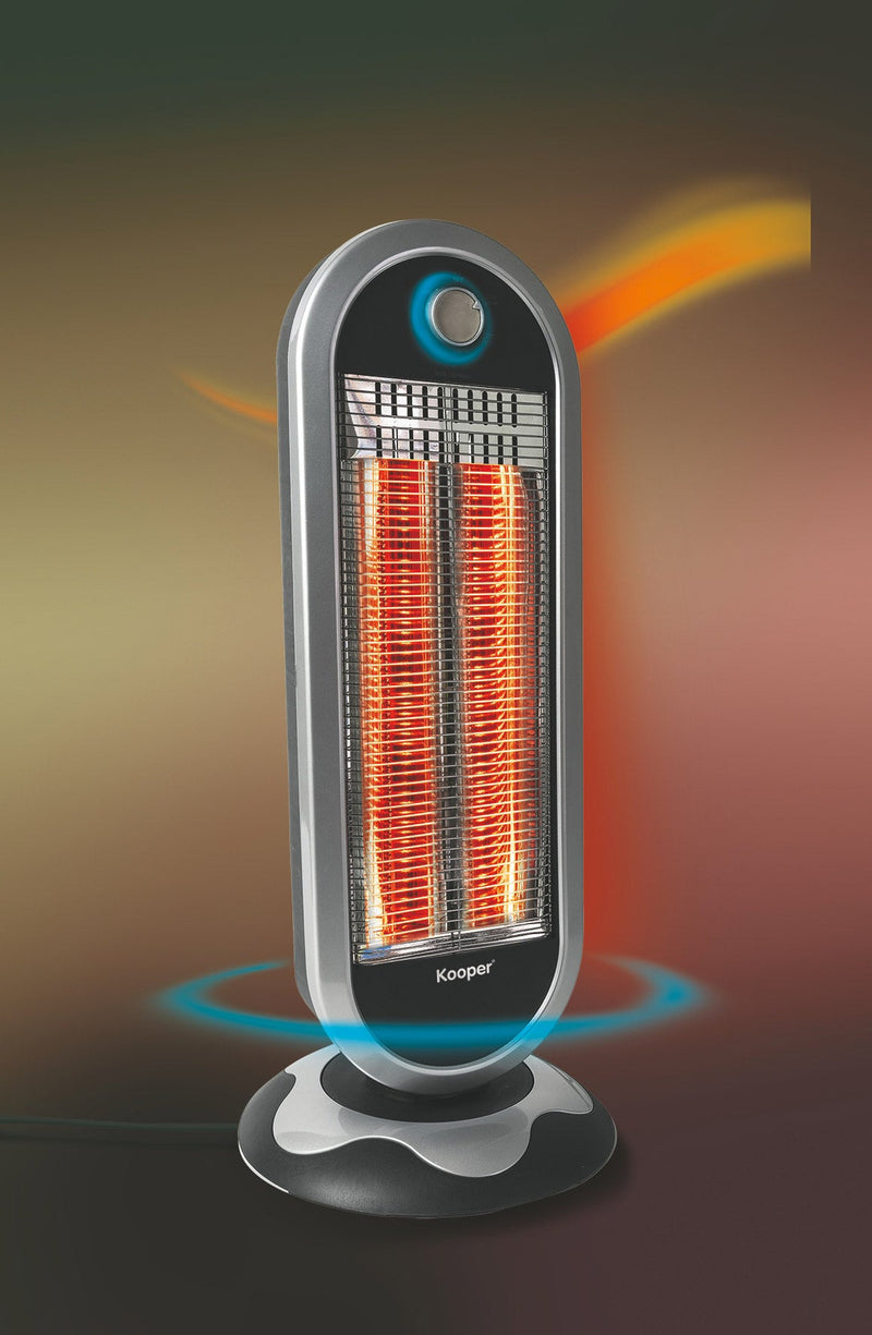 Stufa Elettrica al Carbonio 900W 2 Elementi Kooper