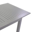 Tavolo da Giardino Allungabile 150/210x90x75 cm in Alluminio Sullivan Tortora