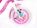 Bicicletta per Bambina 16" 2 Freni con Cestino e Borse Laterali Rosa