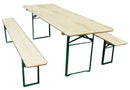 Set Birreria da Giardino Pieghevole in Legno 