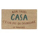 Zerbino Casa 70x1,5x40 cm in Cocco e Pvc VdE Tivoli 1996 Le Travisate Bianco