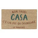 Zerbino Casa 70x1,5x40 cm in Cocco e Pvc VdE Tivoli 1996 Le Travisate Bianco