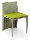 Set Tavolino e 2 Sedie da Giardino in Rattan Kraus Gattuso Grigio